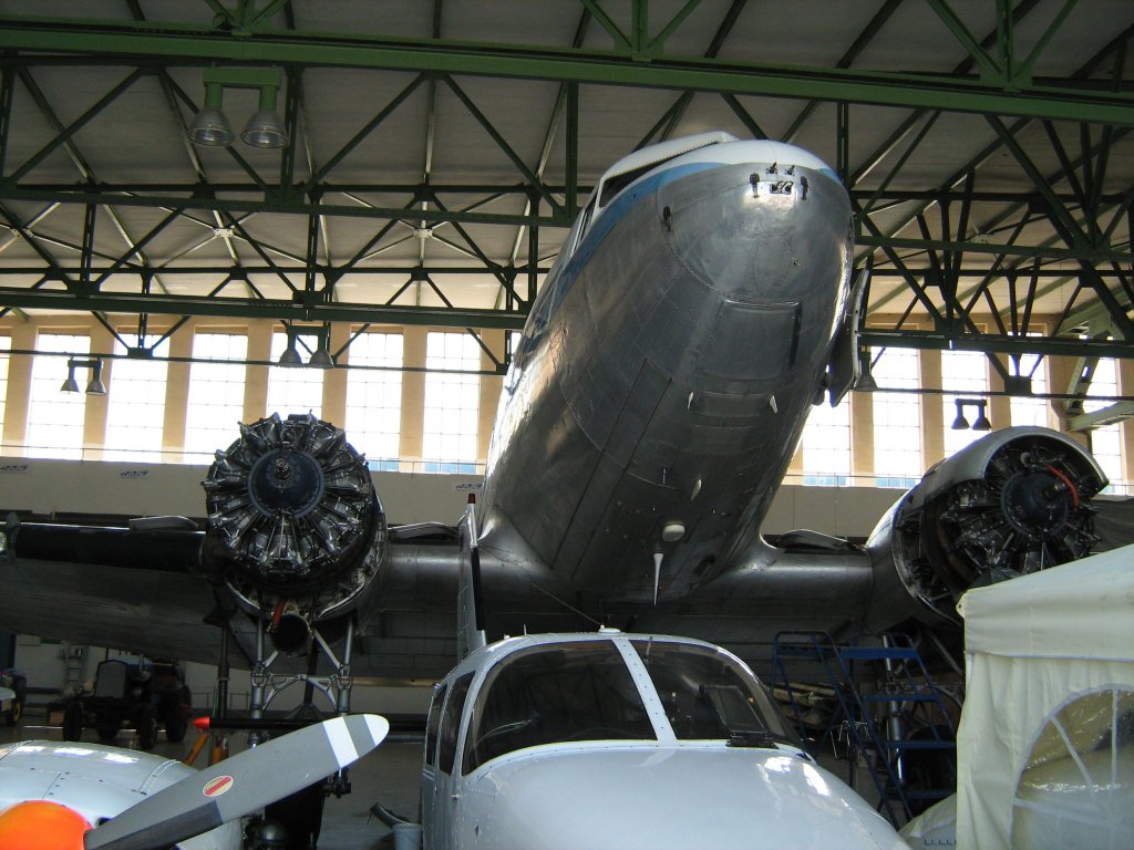 10.07.2011 - Versteckt im Hangar auf dem Flugplatz in Kamenz. 