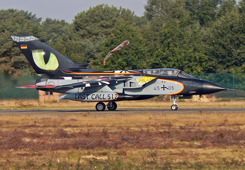 45+06 des AG 51 beim take off auf der Air Base Kleine Brogel im Belgien beim diesjhrigen NATO Tigermeet im Sept.09
