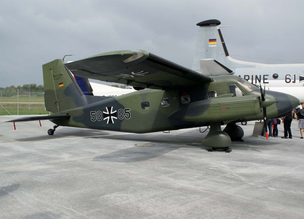 58+85, Dornier, Do-28 D-2 Skyservant (Bundeswehr-Luftwaffe), 24.04.2013, Dornier-Museum (EDNY-FDH), Friedrichshafen, Germany