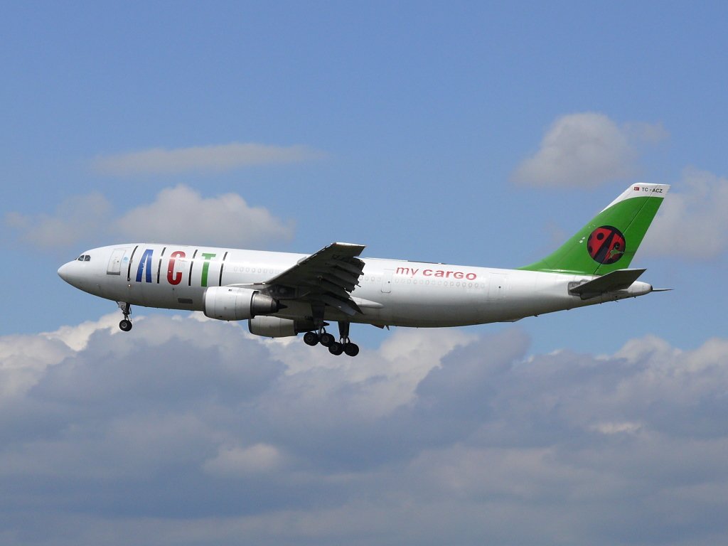 ACT Cargo; TC-ACZ; Airbus A300-103(F). Flughafen Frankfurt/Main. 12.06.2010.