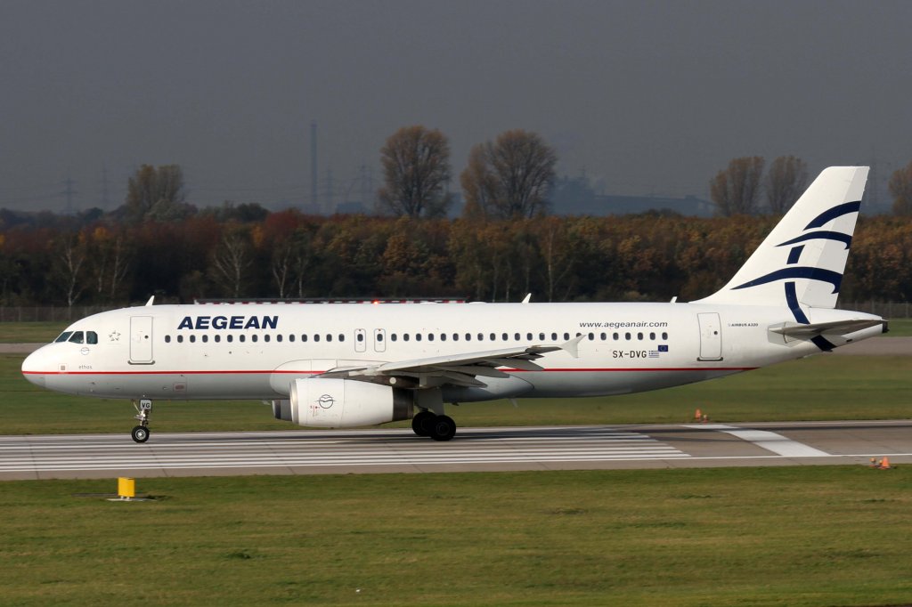 Aegean Airlines, SX-DVG  Ethos , Airbus, A 320-200, 10.11.2012, DUS-EDDL, Dsseldorf, Germany 


