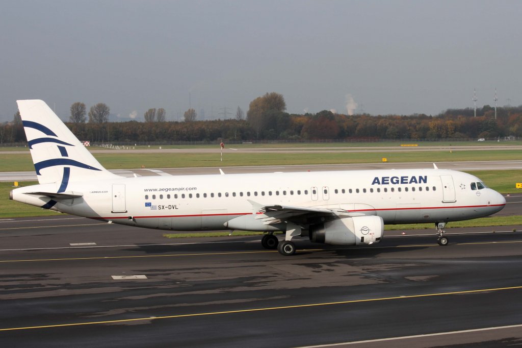 Aegean Airlines, SX-DVL, Airbus, A 320-200, 10.11.2012, DUS-EDDL, Dsseldorf, Germany 