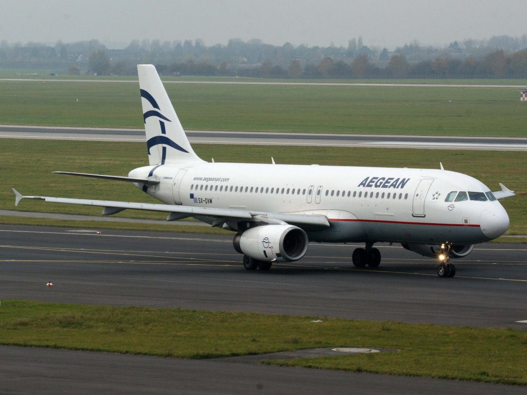 Aegean Airlines, SX-DVM, Airbus, A 320-200, 13.11.2011, DUS-EDDL, Dsseldorf, Germany