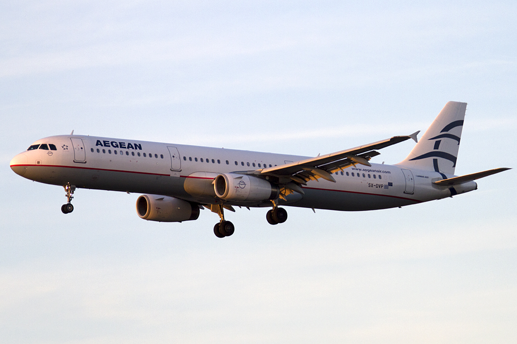 Aegean Airlines, SX-DVP, Airbus, A321-232, 09.02.2011, FRA, Frankfurt, Germany 




