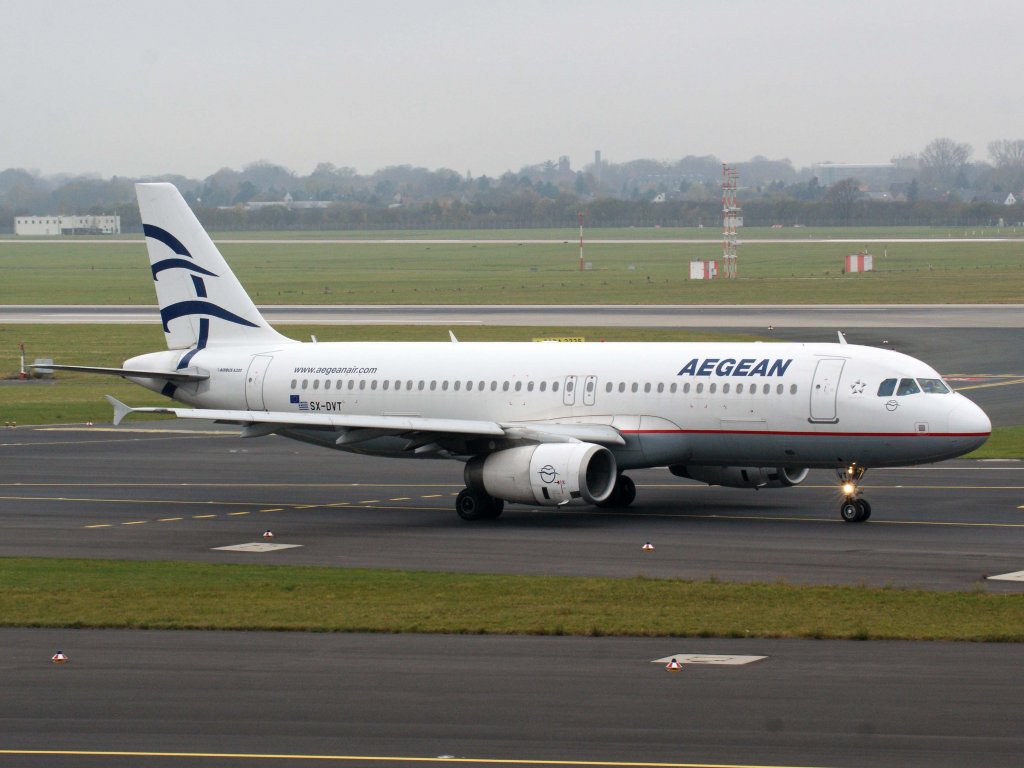 Aegean Airlines, SX-DVT, Airbus, A 320-200, 13.11.2011, DUS-EDDL, Dsseldorf, Germany