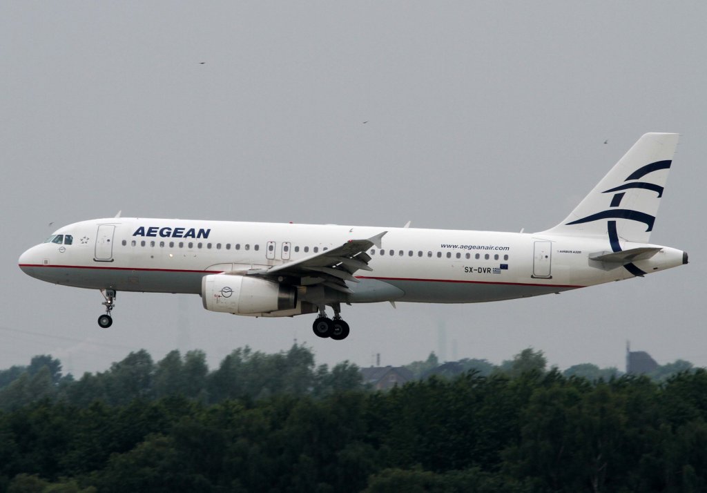 Aegean, SX-DVR, Airbus, A 320-200, 01.07.2013, DUS-EDDL, Dsseldorf, Germany 