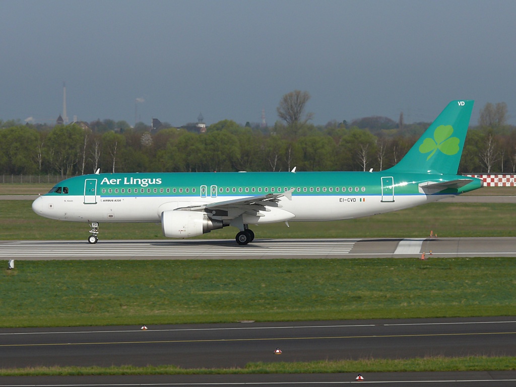 Aer Lingus; EI-CVD; Airbus A320-214. Flughafen Dsseldorf. 02.04.2011.