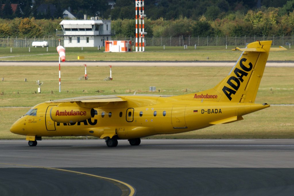 Aero Dienst, D-BADA, Dornier, Do-328 Jet (in ADAC Ambulance-Lackierung), 22.09.2012, DUS-EDDL, Dsseldorf, Germany