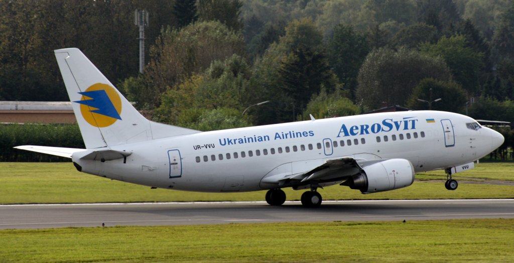 Aero Svit,UR-VVU,Boeing 737-5Q8,24.09.2011,HAM-EDDH,Hamburg,Germany  