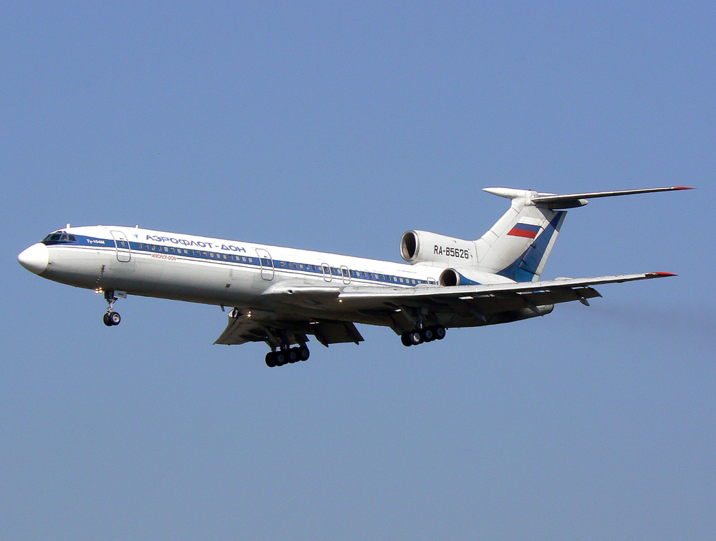Aeroflot Don Tu-154M RA-85626 im Anflug auf 25L in FRA / EDDF / Frankfurt am 23.09.2007