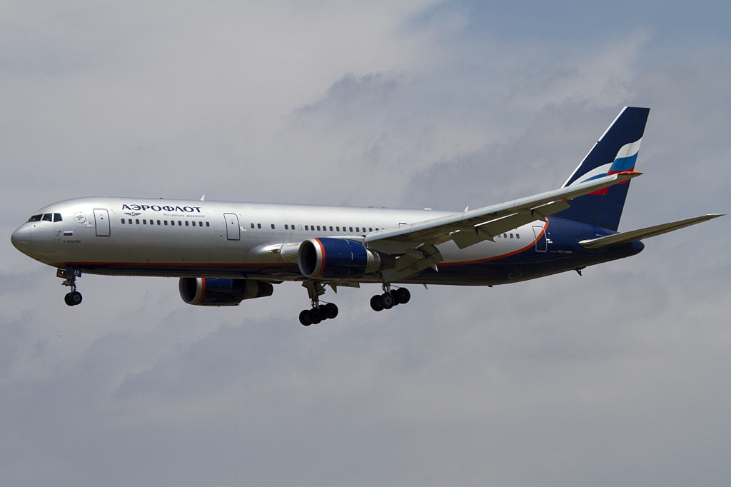 Aeroflot, VP-BAV, Boeing, B767-36N-ER, 18.06.2011, BCN, Barcelona, Spain 




