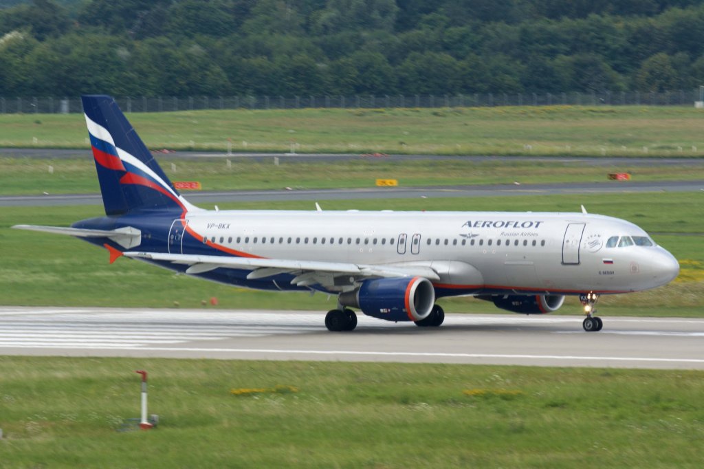 Aeroflot, VP-BKX  G. Sedov , Airbus, A 320-200, 11.08.2012, DUS-EDDL, Dsseldorf, Germany 