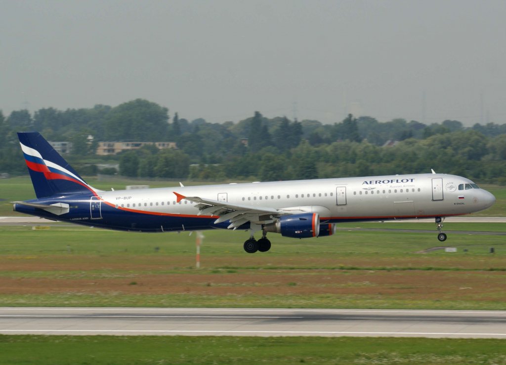 Aeroflot, VP-BUP  M.Shagal , Airbus A 321-200, 28.07.2011, DUS-EDDL, Dsseldorf, Germany

