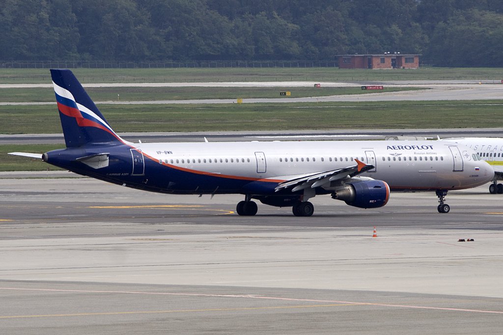 Aeroflot, VP-BWN, Airbus, A321-211, 03.10.2009, MXP, Mailand, Italy 

