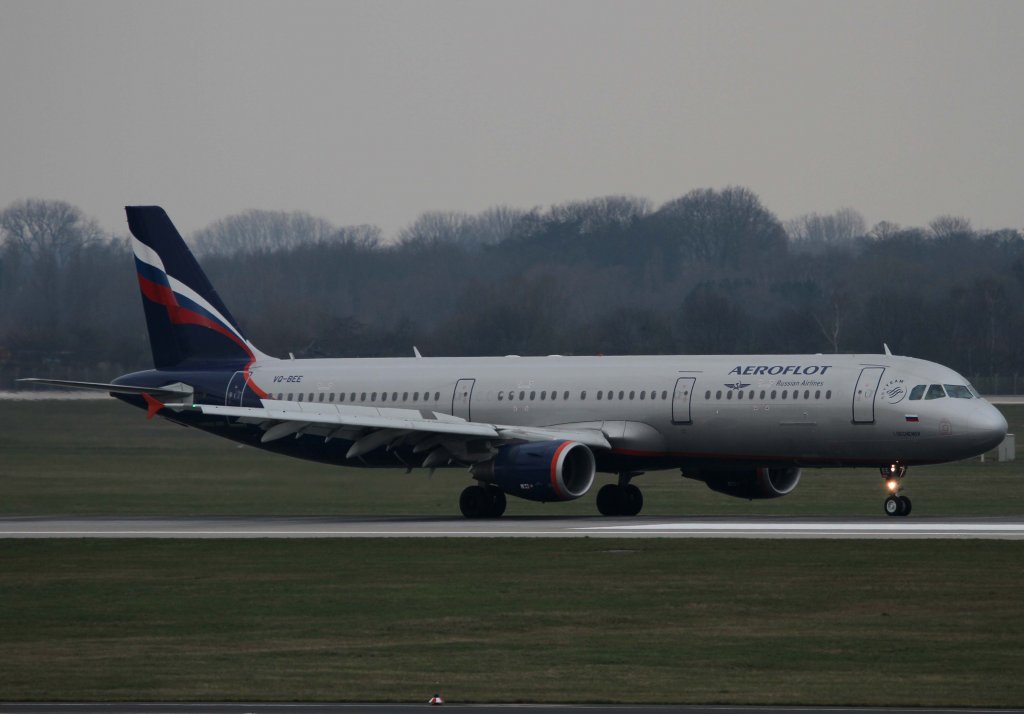 Aeroflot, VQ-BEE  I.Sechenov , Airbus, A 321-200, 11.03.2013, DUS-EDDL, Dsseldorf, Germany 