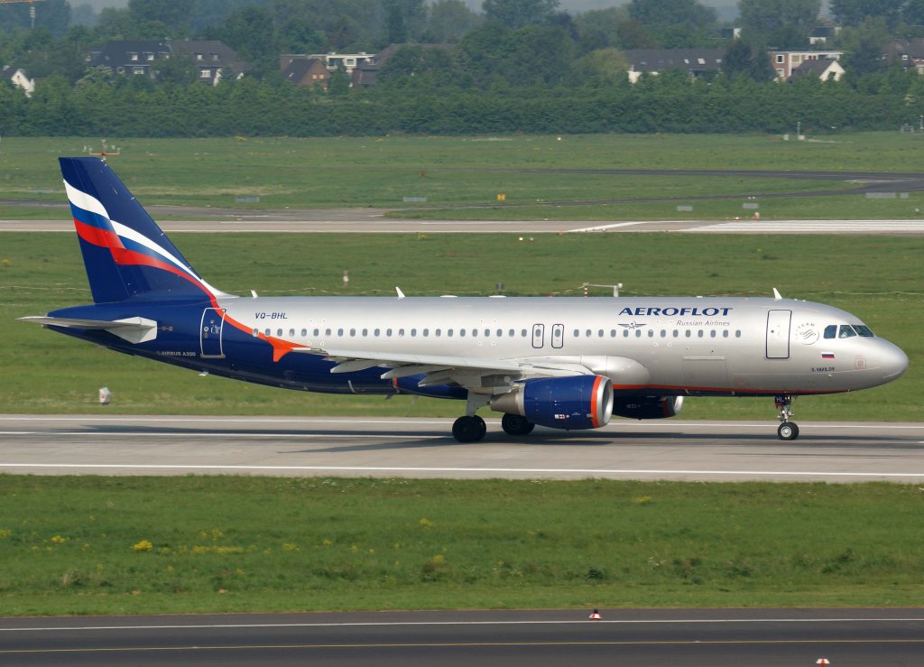 Aeroflot, VQ-BHL, Airbus A 320-200  V. Vavilov , 29.04.2011, DUS-EDDL, Dsseldorf, Germany 

