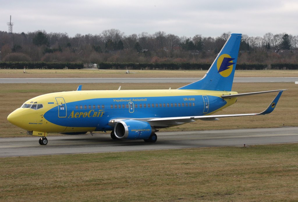 AeroSvit,UR-AAM,(c/n 24919),Boeing 737-548(WL),12.03.2012,HAM-EDDH,Hamburg,Germany