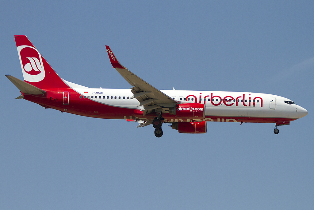 Air Berlin, D-ABAG, Boeing, B737-86J, 26.05.2012, FRA, Frankfurt, Germany 


