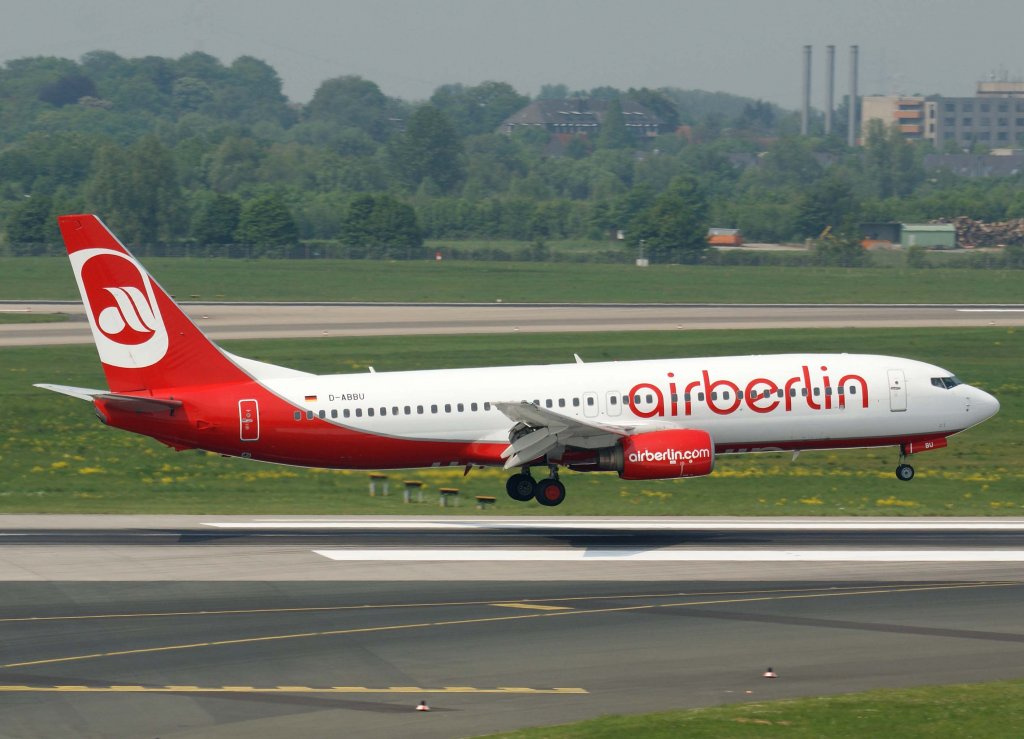 Air Berlin, D-ABBU, Boeing 737-800 WL, 29.04.2011, DUS-EDDL, Dsseldorf, Germany 



 

