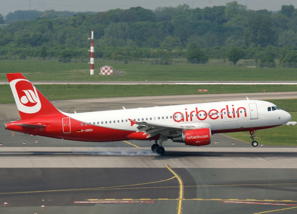 Air Berlin, D-ABDU, Airbus, A 320-200, 29.04.2011, DUS-EDDL, Dsseldorf, Germany 
