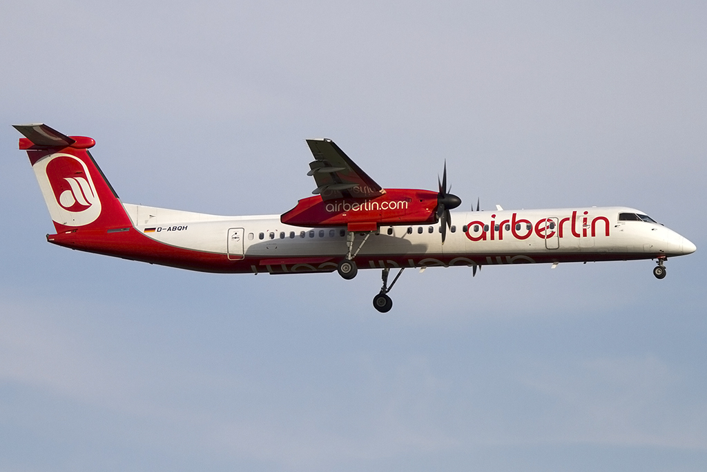 Air Berlin, D-ABQH, Bombardier, DHC-8 402Q, 25.07.2013, DUS, Dsseldorf, Germany 
