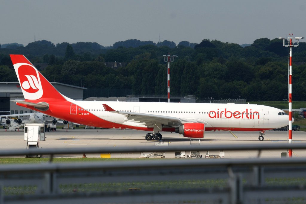 Air Berlin, D-ALPE, Airbus, A 330-200, 11.08.2012, DUS-EDDL, Dsseldorf, Germany 