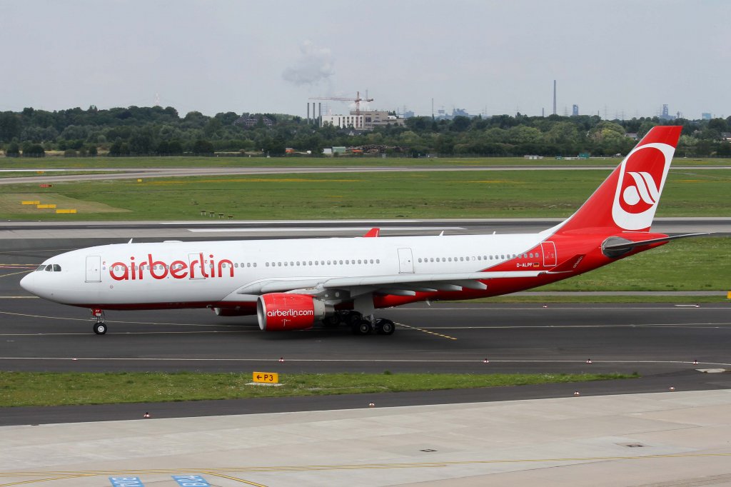 Air Berlin, D-ALPF, Airbus, A 330-200, 11.08.2012, DUS-EDDL, Dsseldorf, Germany 