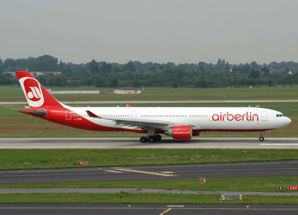 Air Berlin (ex LTU), D-AERS, Airbus A 330-300, 28.07.2011, DUS-EDDL, Dsseldorf, Gemany 

