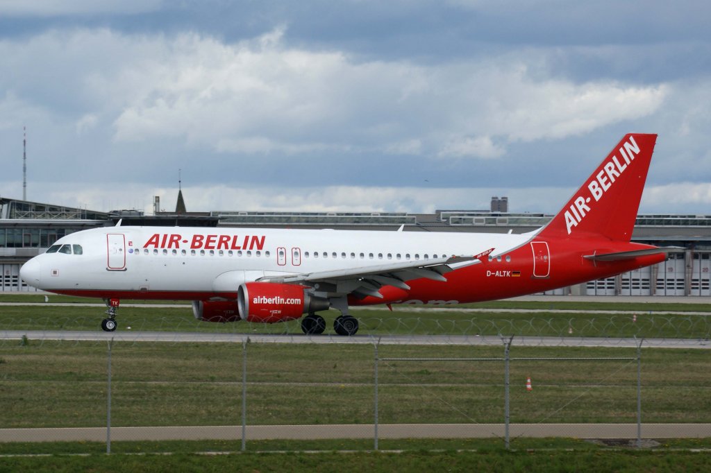 Air Berlin (ex LTU), D-ALTK, Airbus, A 320-200, 21.04.2012, STR-EDDS, Stuttgart, Germany

