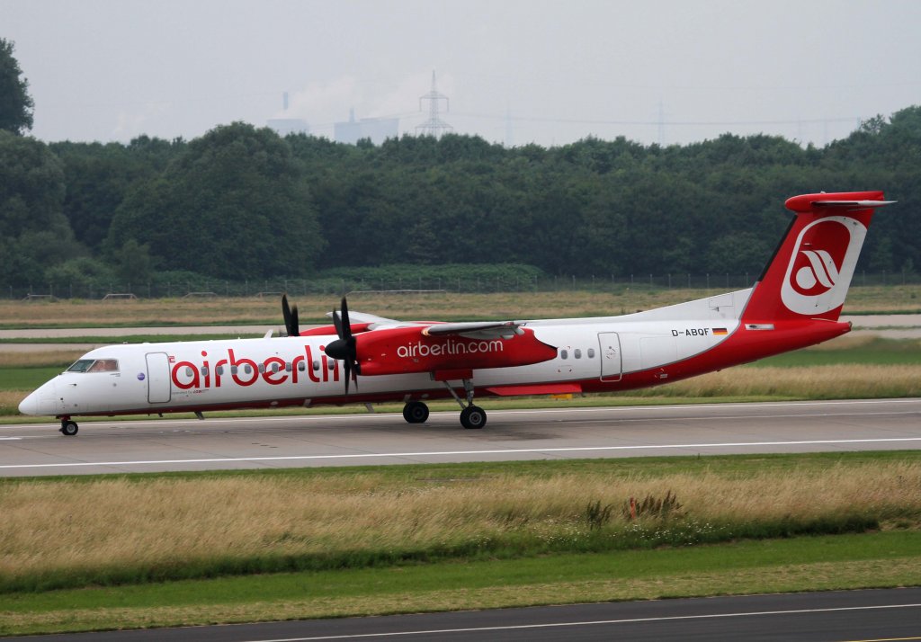 Air Berlin (LGW), D-ABQF, De Havilland Canada, DHC 8Q-400, 01.07.2013, DUS-EDDL, Dsseldorf, Germany 