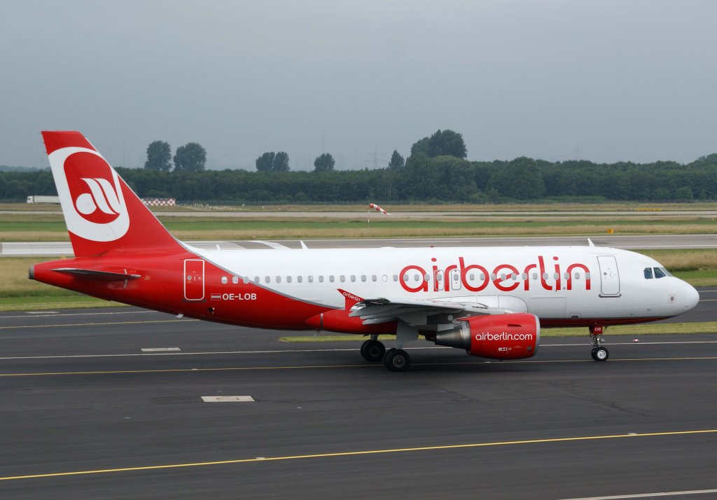 Air Berlin (Niki), OE-LOB, Airbus, A 319-100, 01.07.2013, DUS-EDDL, Dsseldorf, Germany 