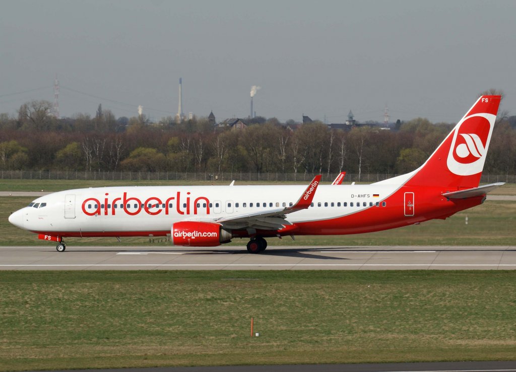Air Berlin (TUIfly), D-AHFS, Boeing 737-700 WL, 20.03.2011, DUS-EDDL, Dsseldorf, Germany 

