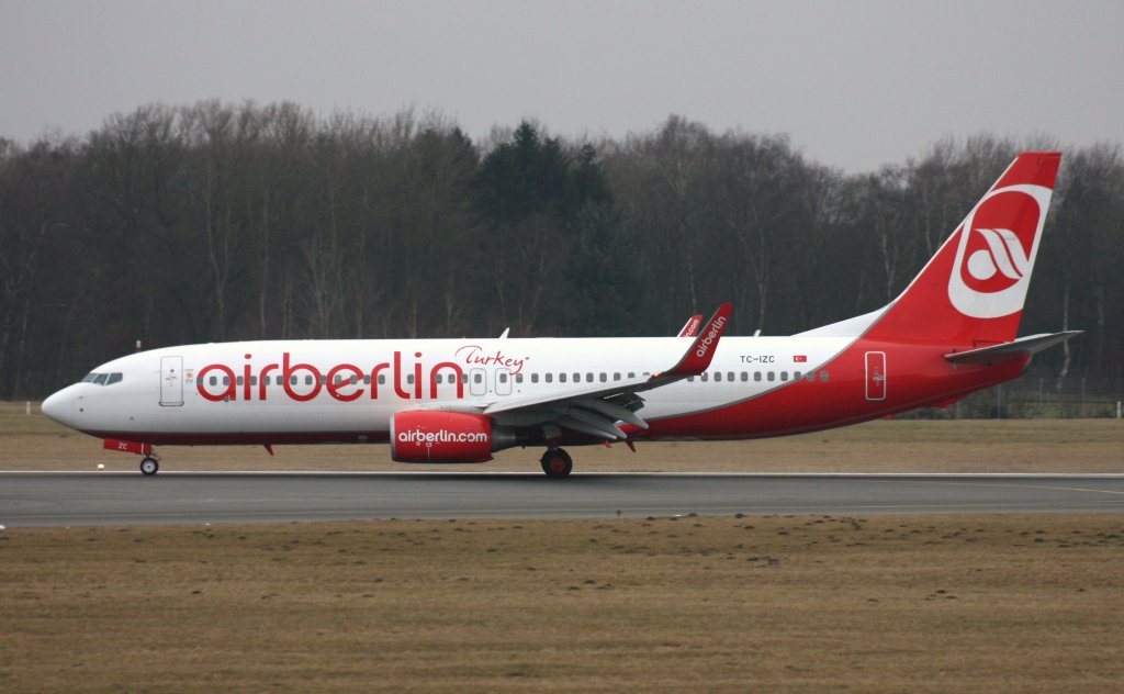 Air Berlin Turkey,TC-IZC,(c/n37745),Boeing 737-86J(WL),22.02.2013,HAM-EDDH,Hamburg,Germany
