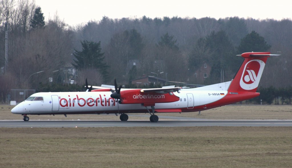 Air Berlin,D-ABQA,(c/n4223),De Havilland Canada DHC-8-402Q Dash8,22.02.2013,HAM-EDDH,Hamburg,Germany