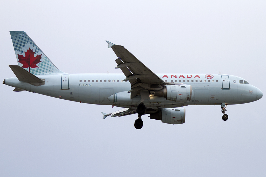 Air Canada, C-FZUG, Airbus, A319-114, 04.09.2011, YYZ, Toronto, Canada



