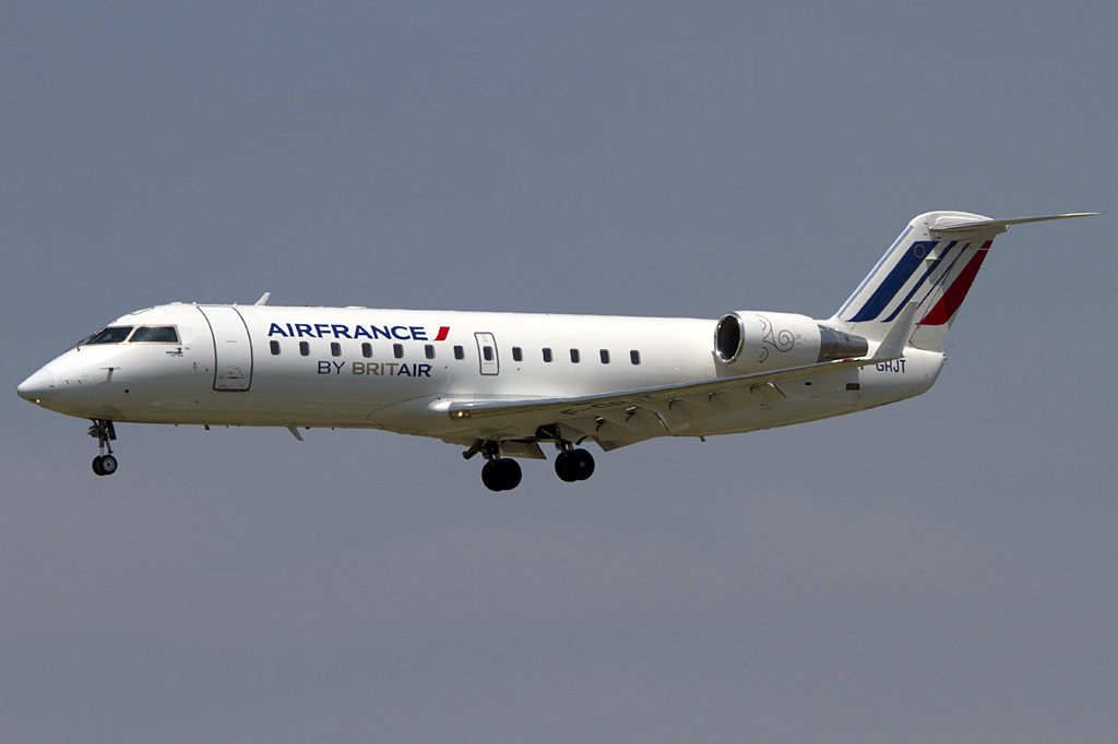 Air France - Brit Air, F-GRJT, Bombardier, CRJ-100ER, 16.06.2011, BCN, Barcelona, Spain 



