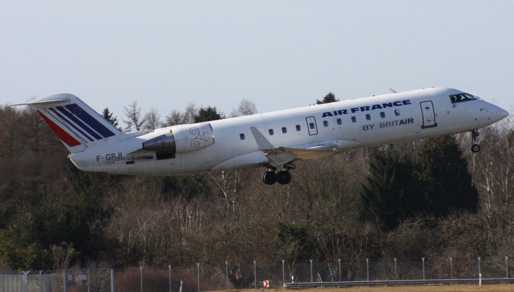Air France (Brit Air),F-GRJI,(c/n 7147),Canadair Regional Jet CRJ-100ER,15.02.2012,Hamburg,Germany