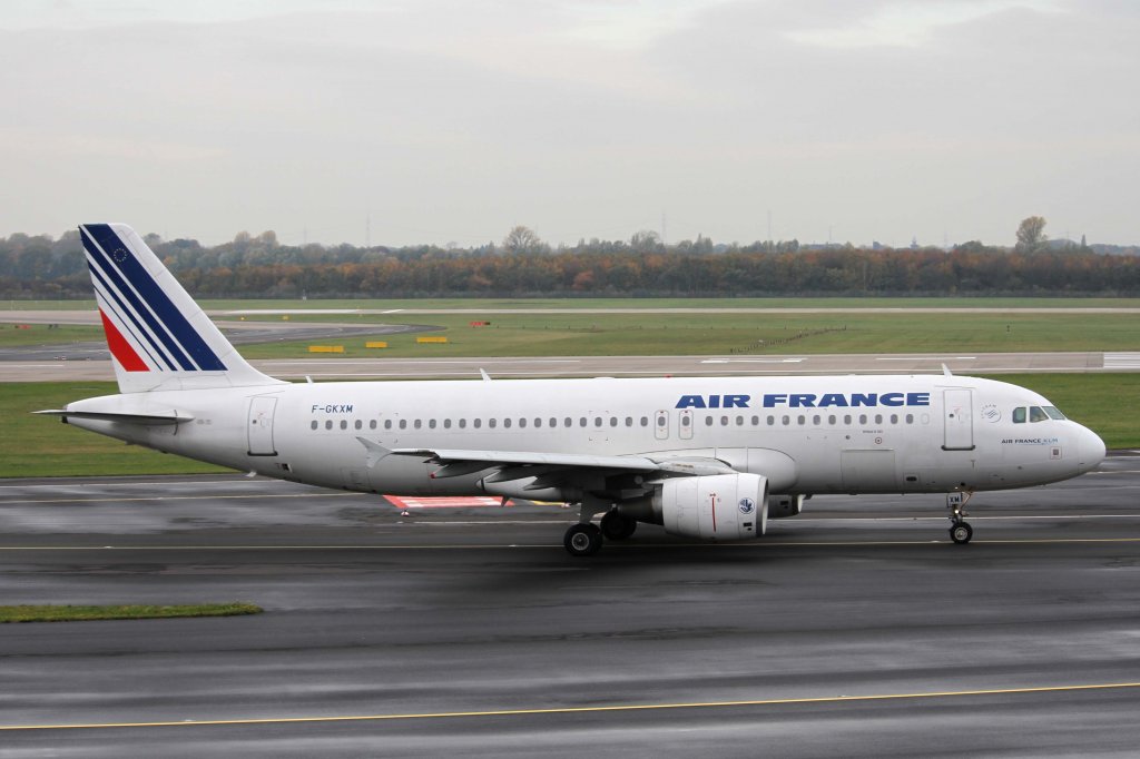 Air France, F-GKXM, Airbus, A 320-200, 10.11.2012, DUS-EDDL, Dsseldorf, Germany 
