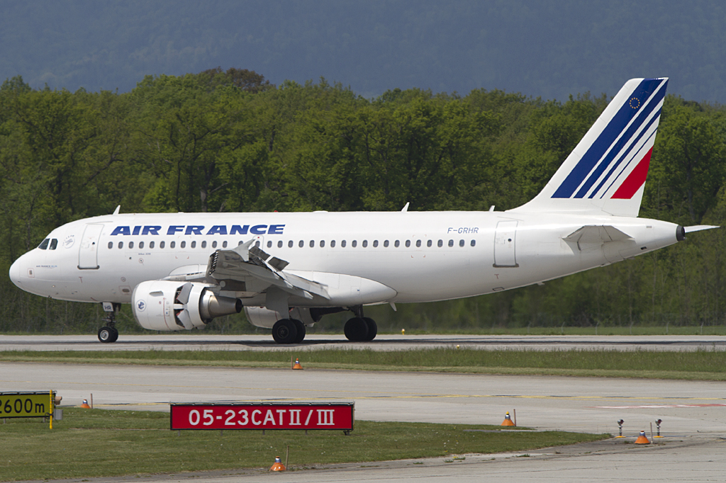 Air France, F-GRHR, Airbus, A319-111, 08.05.2010, GVA, Geneve, Switzerland 



