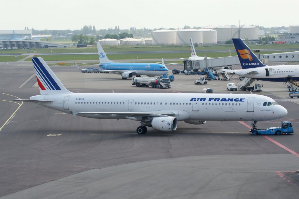 Air France, F-GTAR, Airbus, A 321-200, 25.05.2012, AMS-EHAM, Amsterdam (Schiphol), Niederlande 