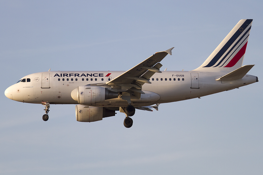 Air France, F-GUGB, Airbus, A318-111, 09.02.2011, FRA, Frankfurt, Germany



