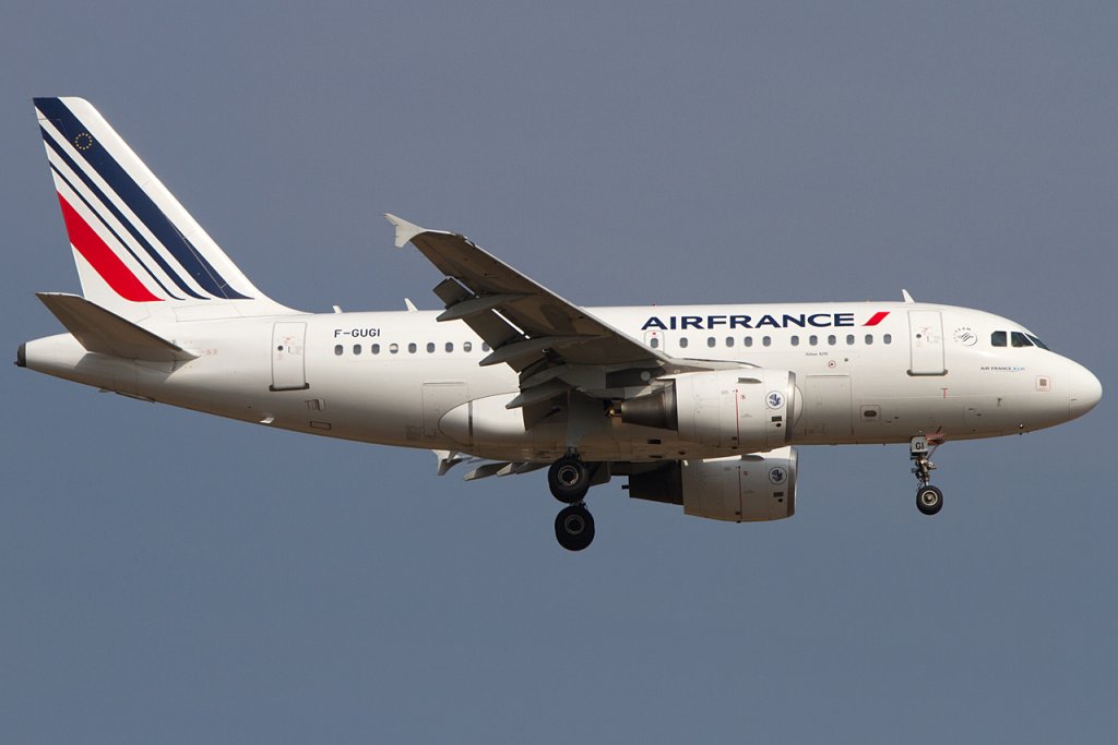 Air France, F-GUGI, Airbus, A318-111, 14.04.2012, FRA, Frankfurt, Germany 



