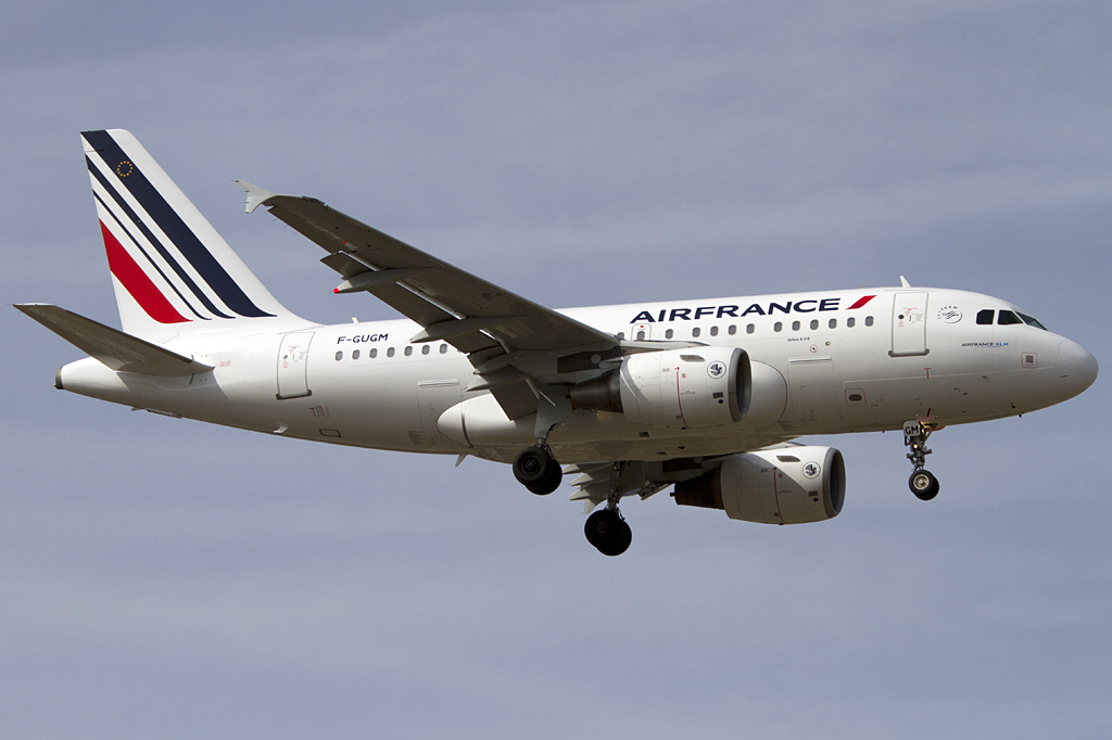 Air France, F-GUGM, Airbus, A318-111, 11.03.2012, GVA, Geneve, Switzerland 



