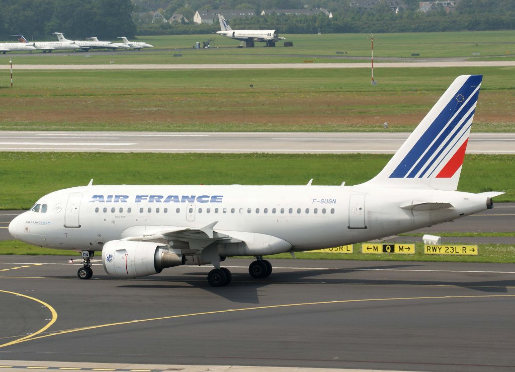 Air France, F-GUGN, Airbus A 318-100, 28.07.2011, DUS-EDDL, Dsseldorf, Germany