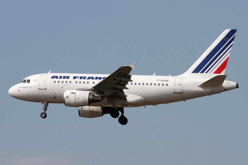 Air France, F-GUGN, Airbus, A 318-100, 10.09.2012, FRA-EDDF, Frankfurt, Germany