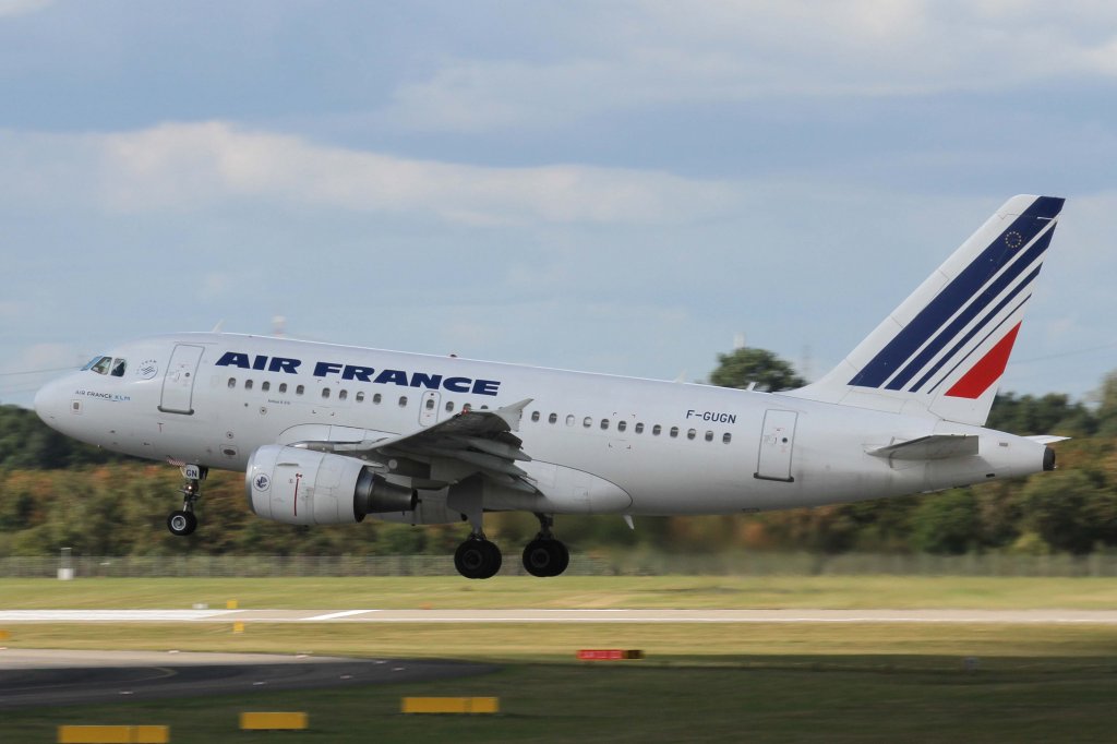 Air France, F-GUGN, Airbus, A 318-100, 22.09.2012, DUS-EDDL, Dsseldorf, Germany 