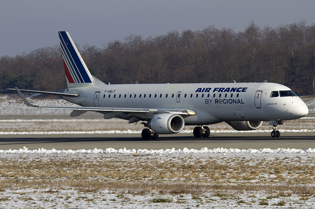 Air France - Regional, F-HBLF, Embraer, ERJ-190LR, 23.01.2011, BSL, Basel, Switzerland 





