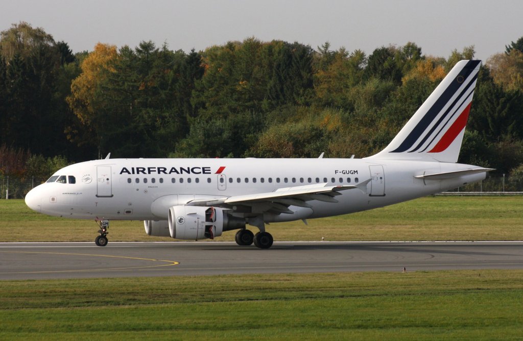 Air France,F-GUGM,(c/n2750),Airbus A318-111,20.10.2012,HAM-EDDH,Hamburg,Germany