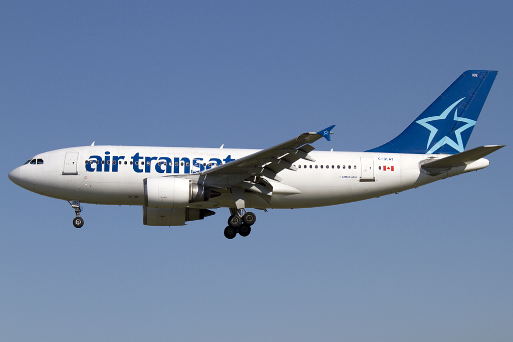 Air Transat, C-GLAT, Airbus, A310-308ET, 19.09.2010, BCN, Barcelona, Spain 




