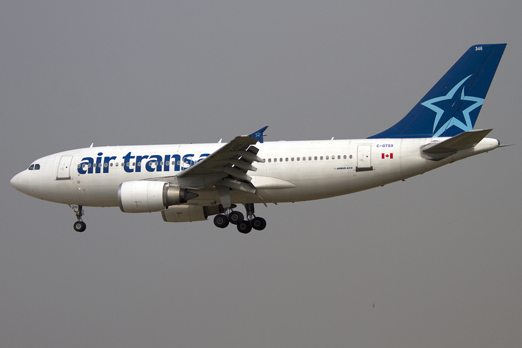 Air Transat, C-GTSX, Airbus, A310-304, 08.09.2012, BCN, Barcelona, Spain 





